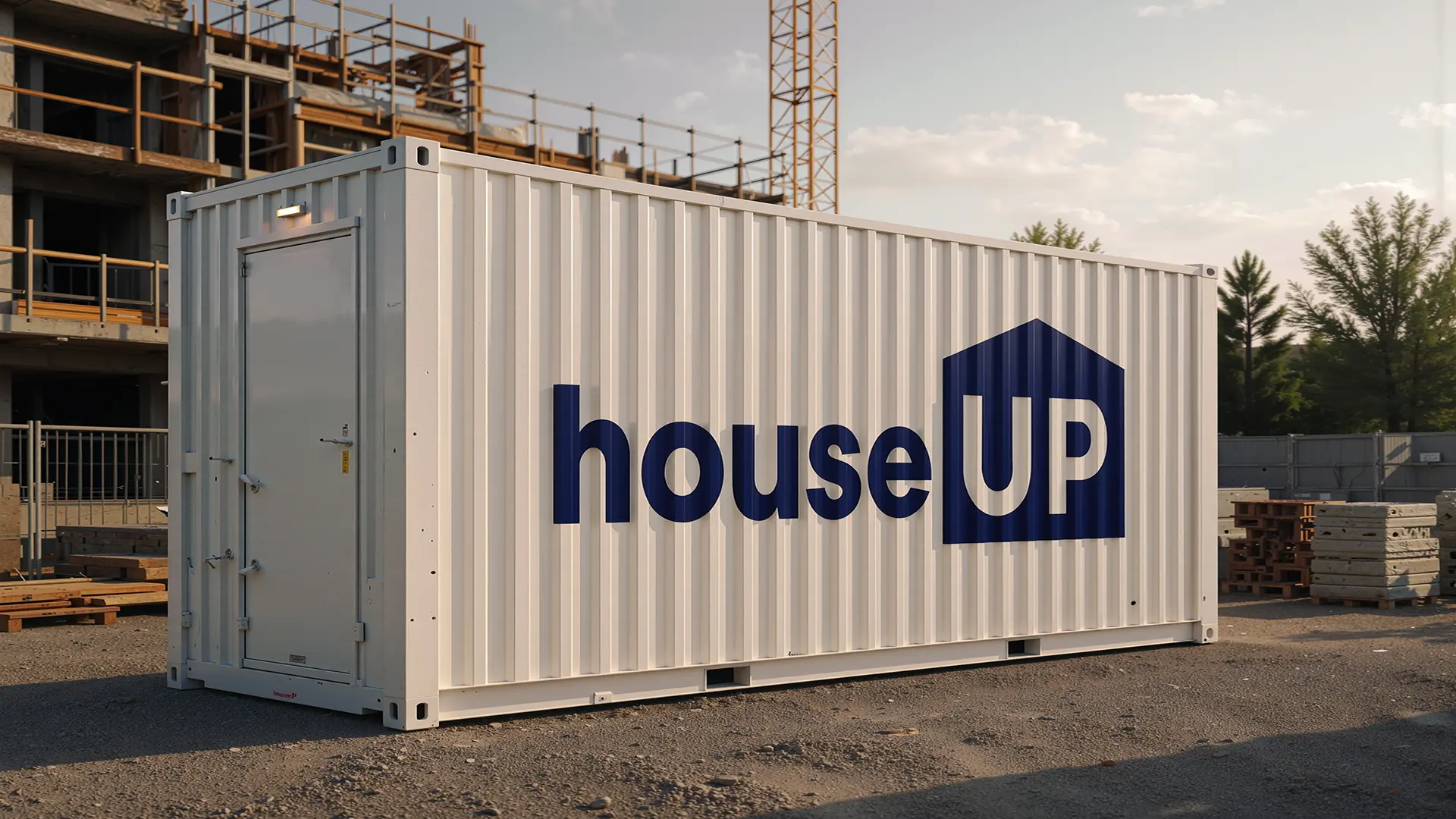 Logo dla marki budowlanej houseUP